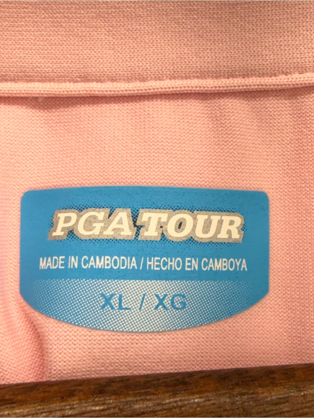 PGA Tour size XL Women’s Pink Short Sleeve V-neck Golf Polo Shirt - Picture 4 of 6